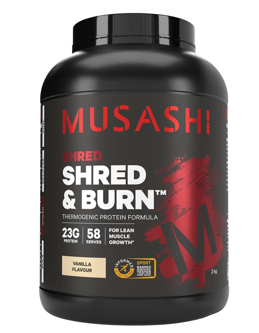 Musashi Shred And Burn Vanilla 2kg