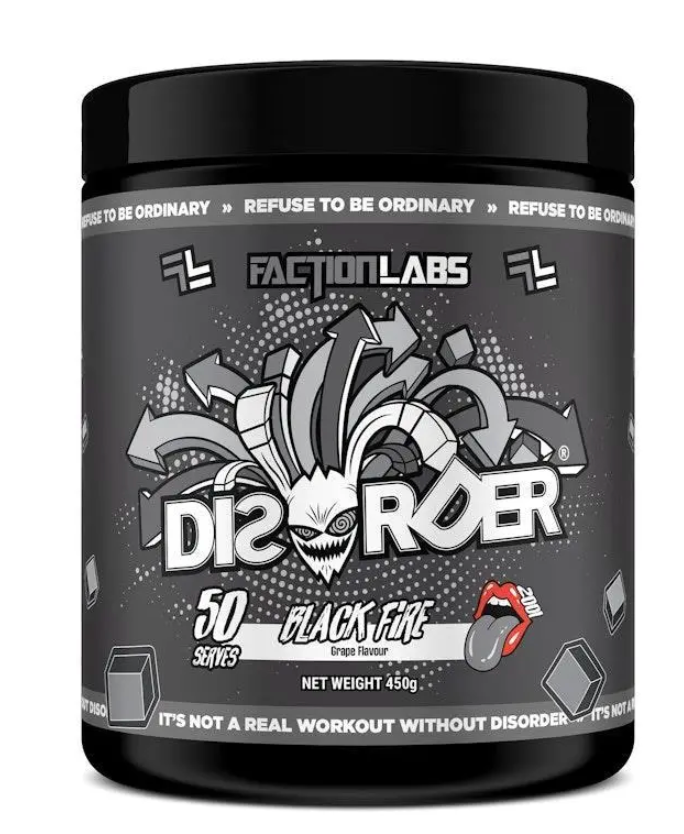 Faction Labs Disorder Original - 50 serves Black Fire