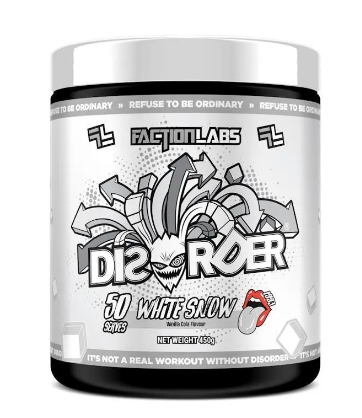 Faction Labs Disorder Original - 50 serves White Snow