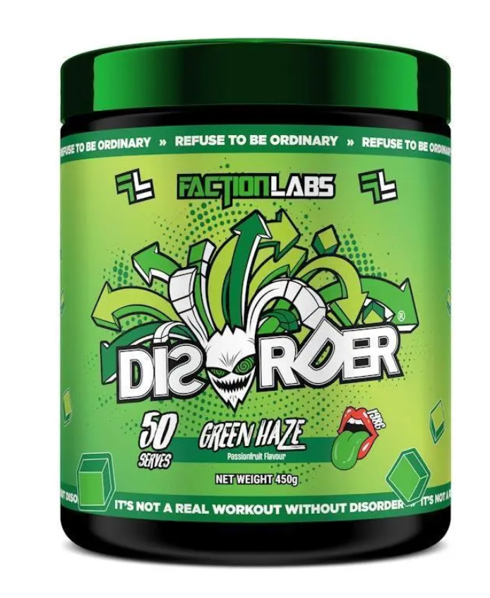 Faction Labs Disorder Original - 50 serves Green Haze