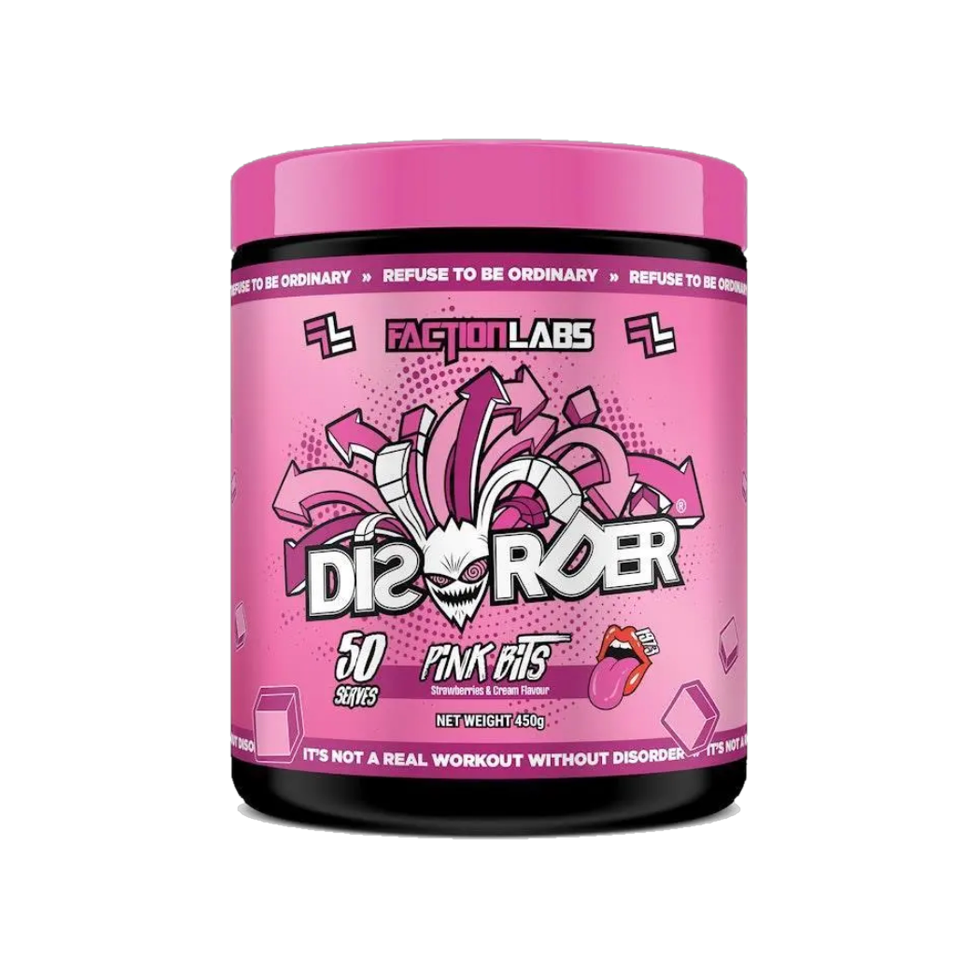 Faction Labs Disorder Pink Bits 50 serves