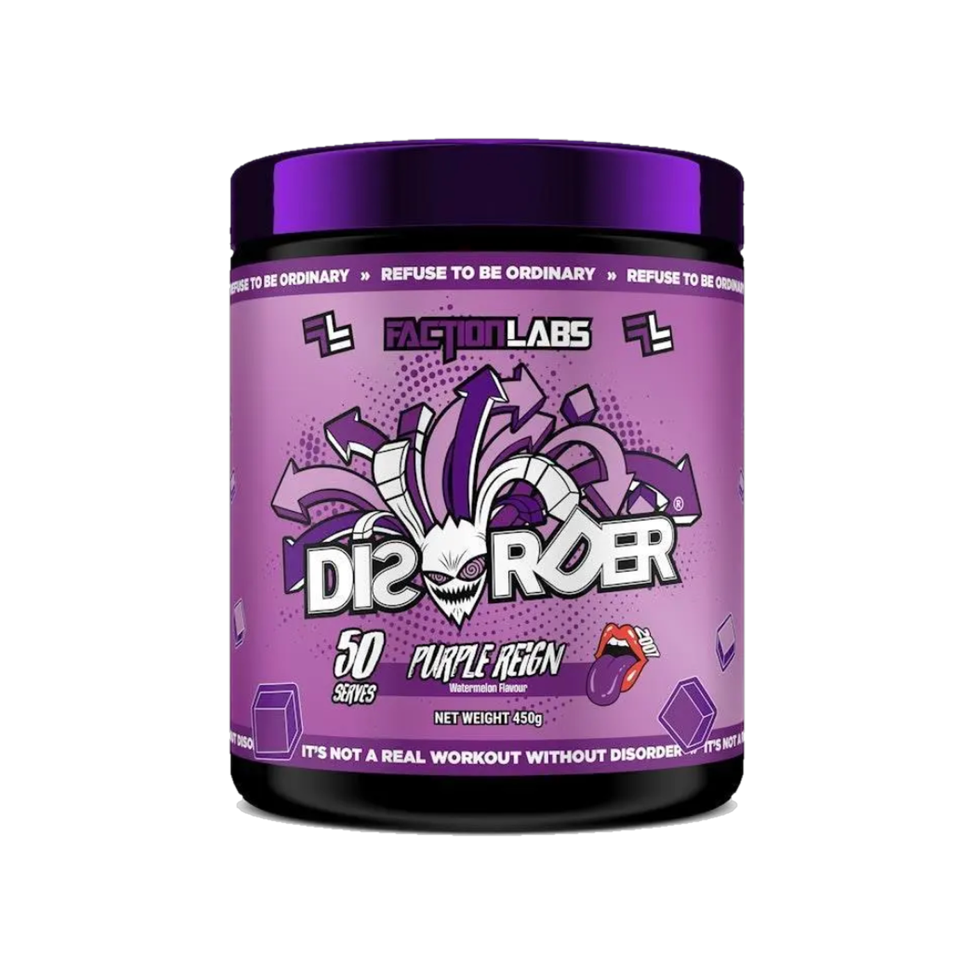 Faction Labs Disorder Purple Reign 50 serves