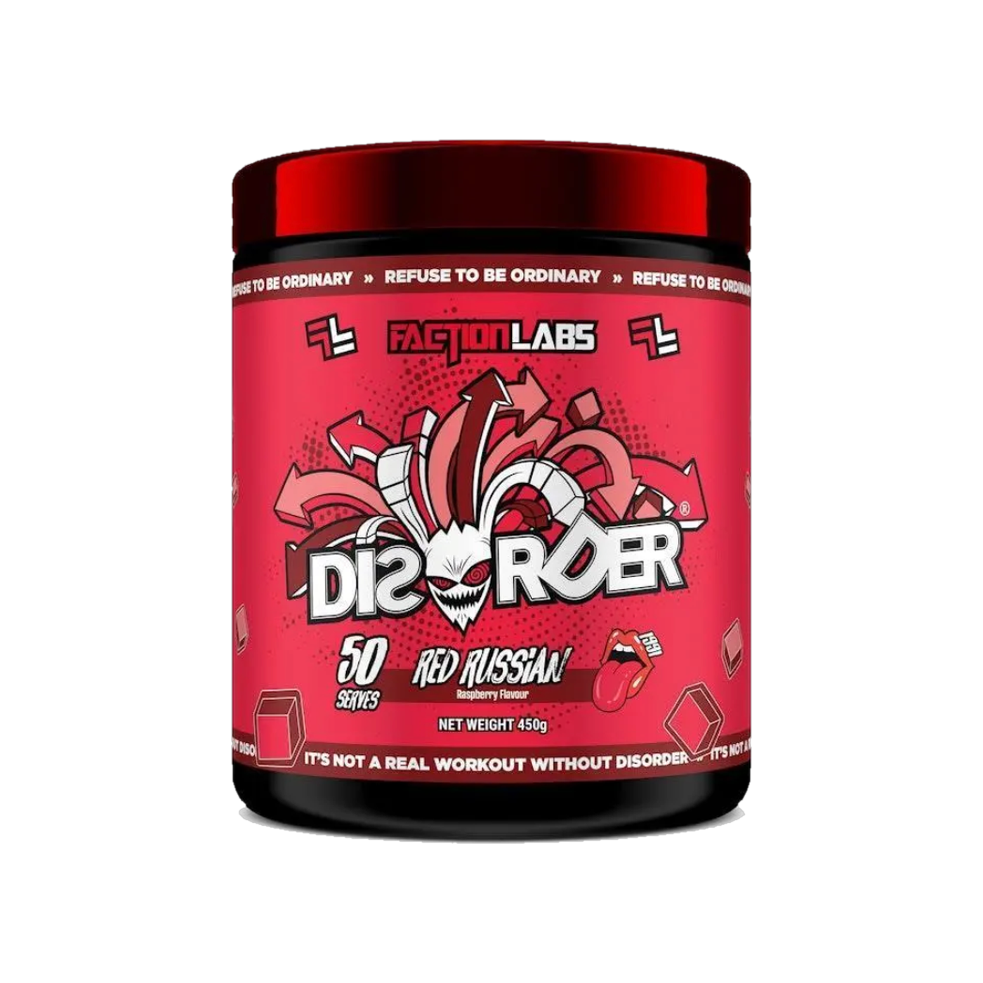 Faction Labs Disorder Red Russian 50 serves