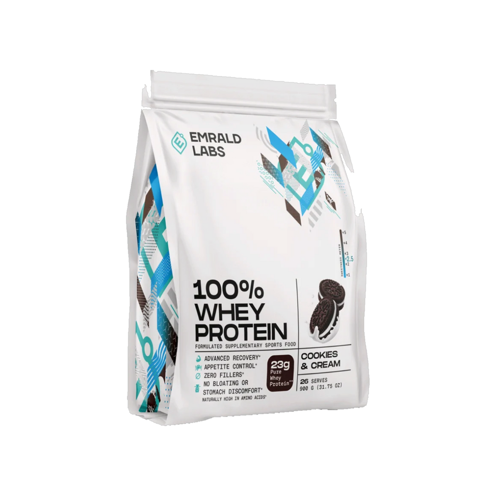 Emrald Labs 100% Whey Protein Cookies & Cream 900g