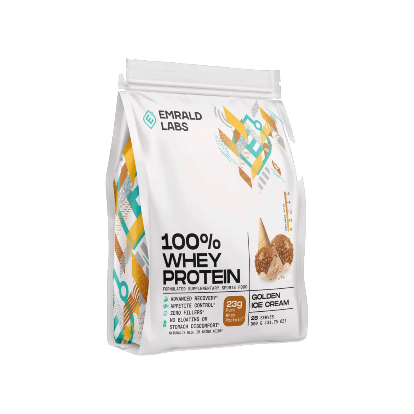 Emrald Labs 100% Whey Protein Golden Ice Cream 900g